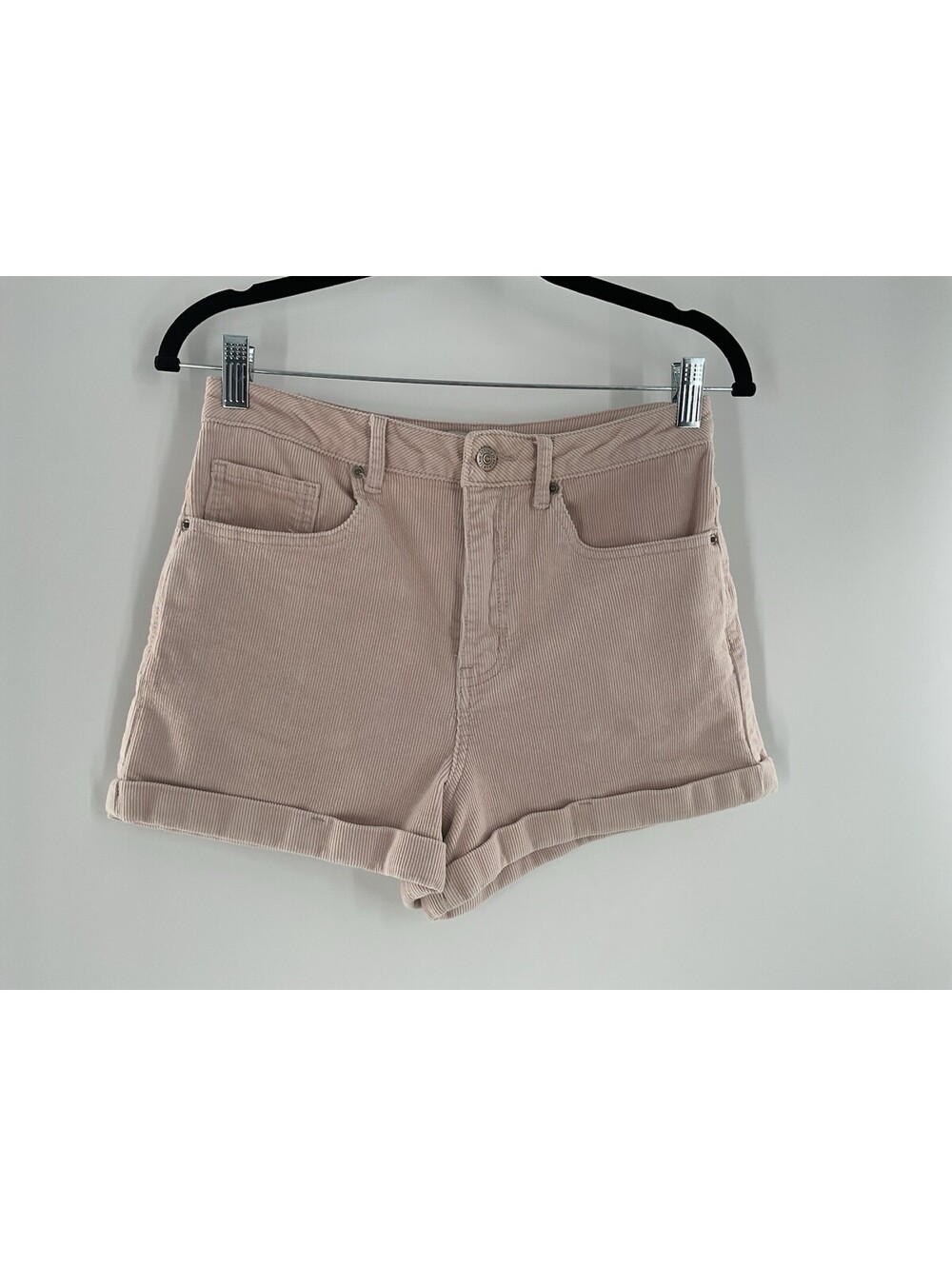 Forever 21 Los Angeles Women’s Corduroy Shorts Size 27 Light Pink 121